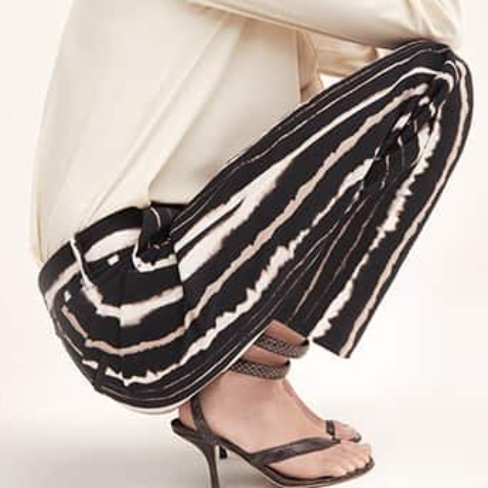 Cambio Claire Batik Stripe Pant